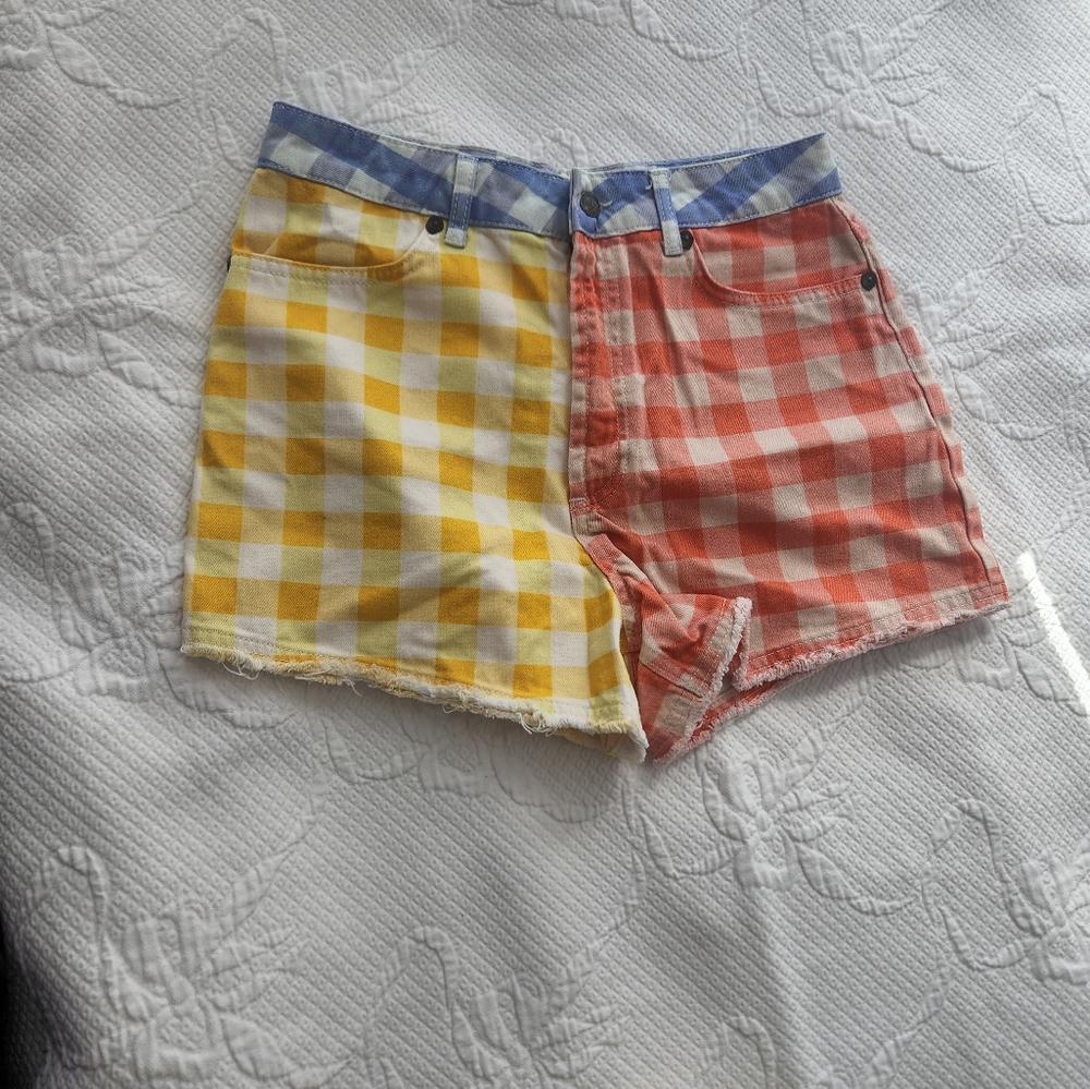 Farm rio  Yellow and Orange Women's Shorts - Picture 2 of 9